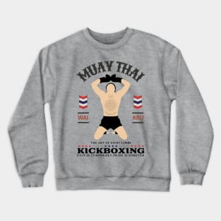 Vintage Muay Thai Wai Kru Crewneck Sweatshirt